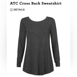 Cabi Cross Back Sweatshirt - Size Large NWT